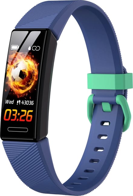 West Watches Smartwatch Stappenteller Kinderen Model Planet - Activity Tracker - Voetbal - Kinderen - Blauw