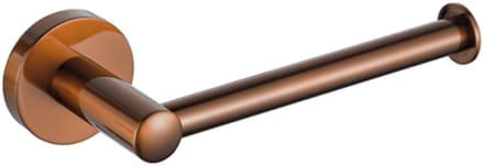 FugaFlow Eccelente Acces toiletrolhouder/reserverolhouder - zonder klep - rond - PVD - Geborsteld koper