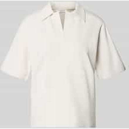 regular fit poloshirt met V-hals