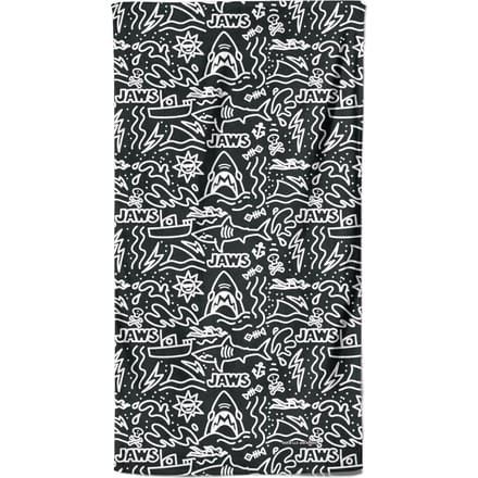 Jaws Doodle Pattern Beach Towel