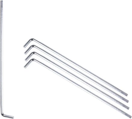 Grondpennen - 30x stuks - metaal - 23 cm - rotspennen - tentharingen