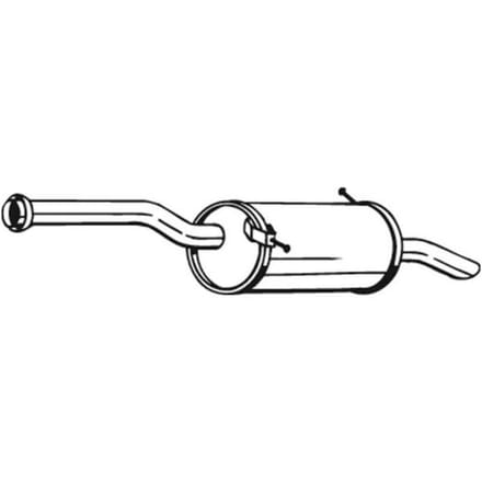 Geluiddemper achter BOSAL 135-097