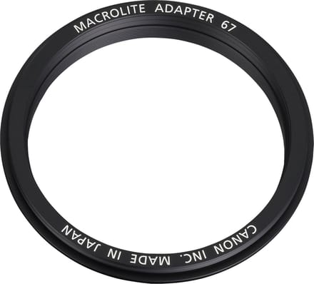 Canon Macrolite Adapter voor MR-14EX/MT24EX 67 mm