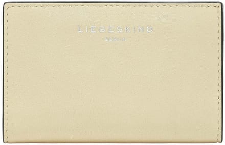 LIEBESKIND BERLIN Leren Kaarthoes Cloud Sheep Natural Lilith Card Case Lemonade Lichtgeel