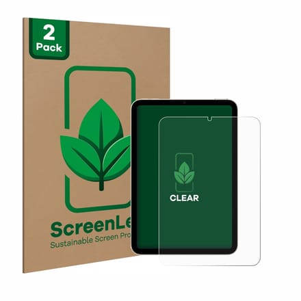 2 Stuks Screenprotector voor Apple iPad Mini 7 WiFi 2024 - Hoogwaardige Beschermfolie transparant