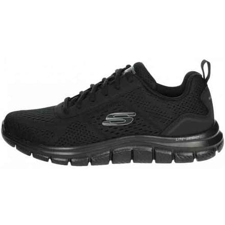 Skechers Track - Leshur, Mannen, Zwart, Sneakers, maat: 41
