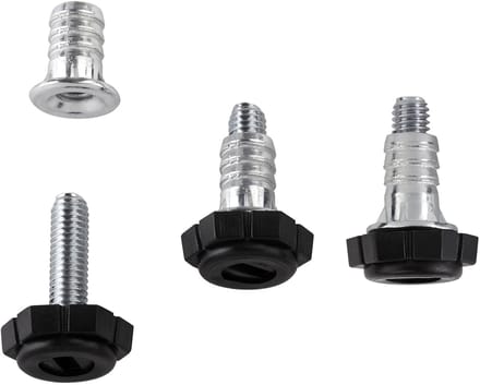 Set van 10 verstelvoeten M6 x 27,9 mm met inslagmoer