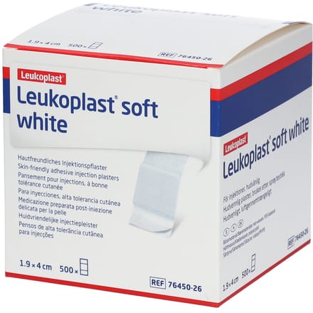 Leukoplast Soft White Inj. 19x40mm 500