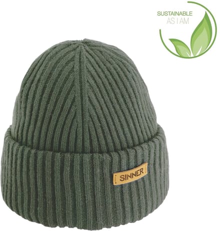 SINNER MONSERRATE II BEANIE - ARMY GREEN - Unisex - Maat One size