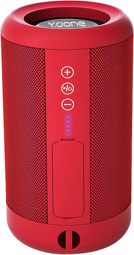 Draadloze Speaker - Bluetooth Geluid - Muziek Luisteren - TWS Stereo Koppeling - IPX5 Waterdicht - Rood
