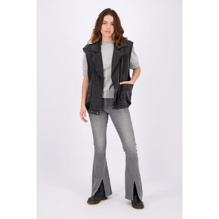 RAIZZED Aarhus Light Grey Melee Taglia: XS | Gilet Outlet | Donna | Grigio