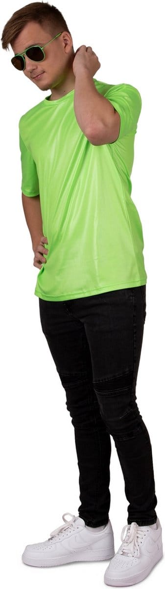 Ernest Disco Shirt Neon Groen Man