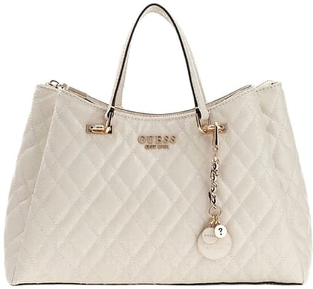 Guess Isemay Medium Handtas Dames - Imitatieleer - Beige