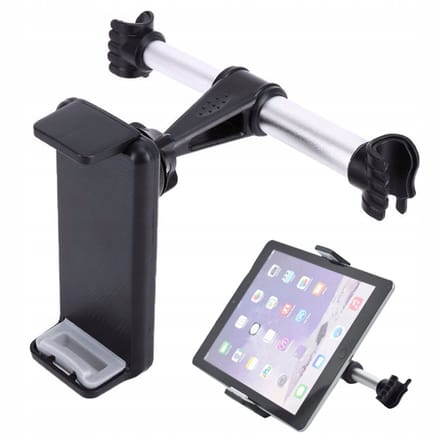 AUTOHOLDER VOOR TABLET EN TELEFOON - HOOFDSTEUN