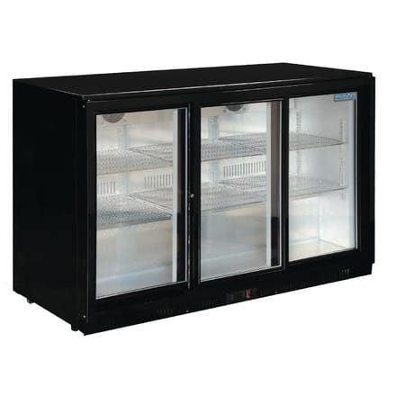 Polar G-Serie backbar koeler met schuifdeuren 330L