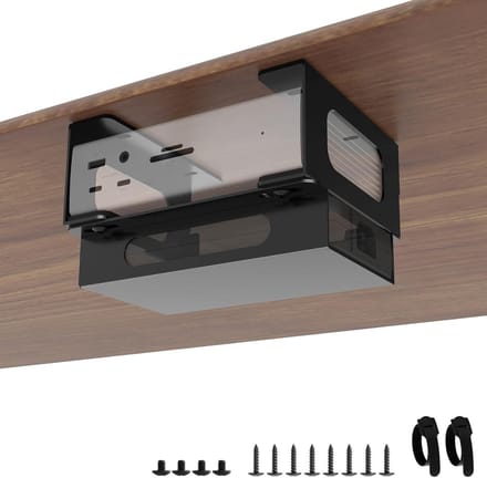 Houder voor CalDigit TS4/TS3 Plus Docking Station - Stevige en Verstelbare Bevestiging voor Efficiënte Werkruimtes