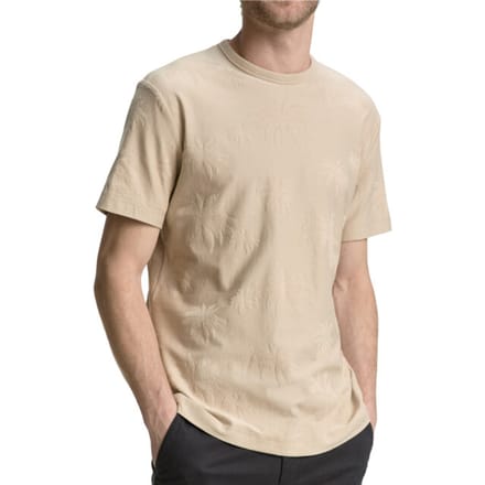Tom Tailor Jacquard T-shirt met palmboommotief