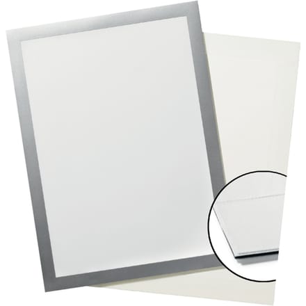 Durable folielijst Duraframe Grip, formaat A4, voor textieloppervlakken, zilver