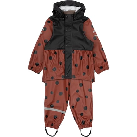 Set meisjesregenkleding Mikk-Line Ladybug