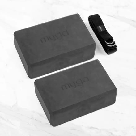 Yoga strap met blok Myga