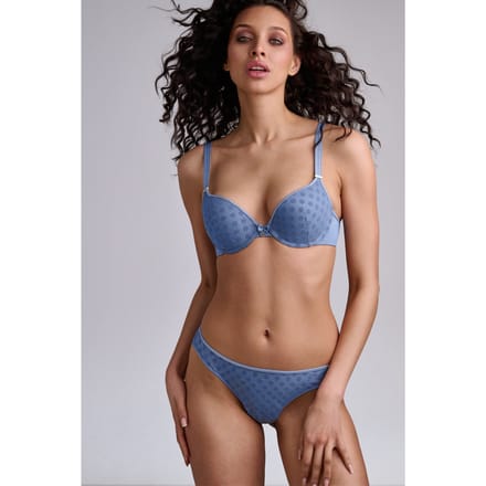 Marlies Dekkers Snowflake Powder Blue Push Up Bra Größe: 80D | BHs Outlet | Damen | Blau