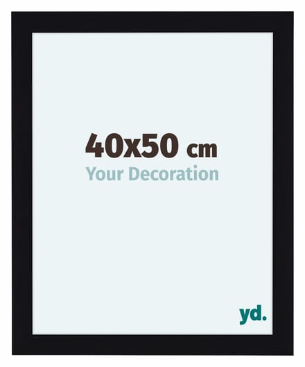 Your Decoration - Fotolijst 40x50 cm - MDF - Zwart Hoogglans - Como