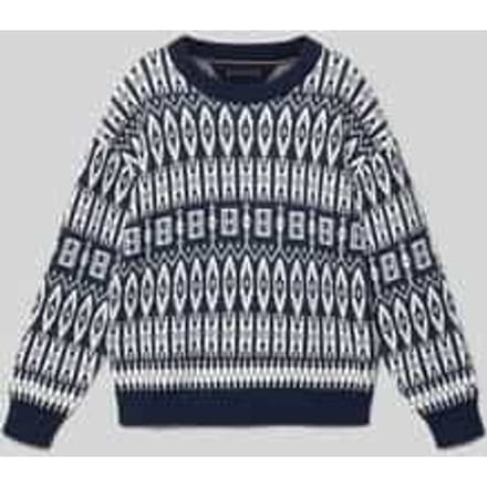 Regular fit gebreide pullover van katoenmix, model 'FAIRISLE'