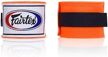 Hand Wraps - Sport Bandages - Vechtsport Training - Elastisch Katoen - 4.5 Meter - Oranje