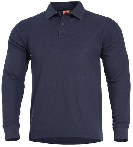 Pentagon Aniketos Lange Mouw Poloshirt Blauw M Man