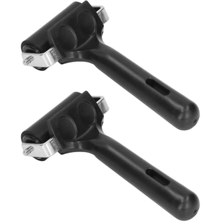 2 stuks Brayer Roller 6cm Lengte Rubber Roller Kunst Inkt Roller Gereedschap voor Druktechniek Schilderen Knutselen black