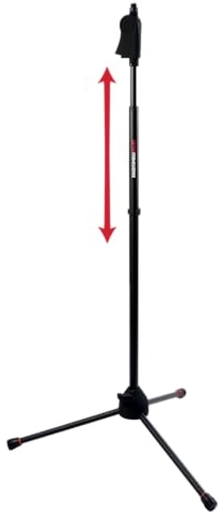 Deluxe Driepoot Microfoonstatief met Hoogteverstelling