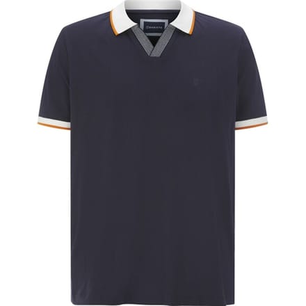 Babista herren Poloshirt - 44/46 - donkerblauw - Plus Size