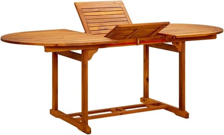 Houten Tuintafel - Eettafel Buiten - Buiten Dineren - Uitschuifbaar Ontwerp - 200 cm - Houtkleur