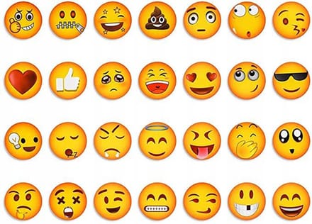 BK - Koelkastmagneten - Emoticons - Set van 28 - Veilig voor Kinderen