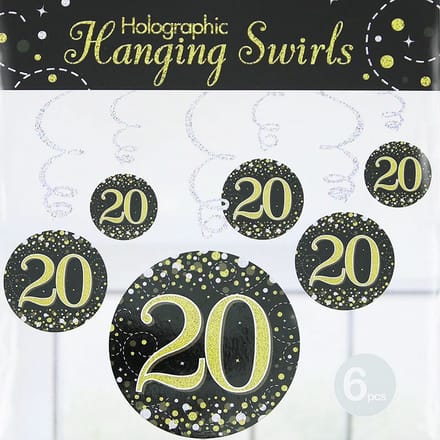 Oaktree - Swirls Sparkling zwart goud - 20 jaar