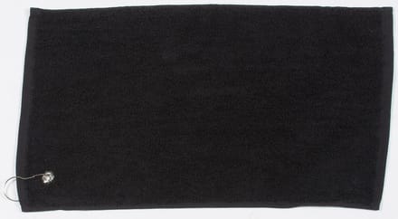 3-pack Luxury range golf towel golfhanddoeken, Kleur Zwart, Eén maat (30 x 50cm)