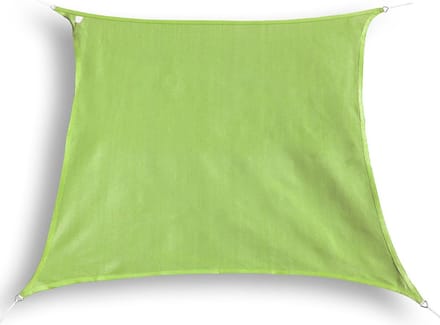 hanSe® Schaduwdoek Vierkant Waterdoorlatend 2,5x2,5 m Zonnedoek Lime
