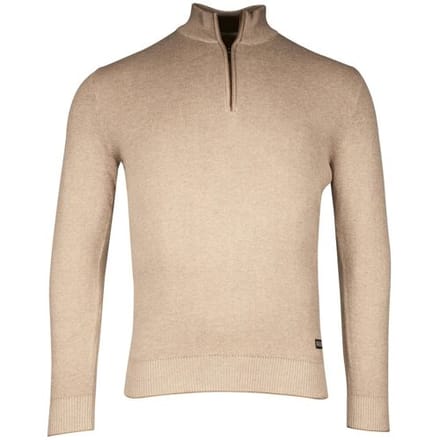 Baileys Trui Half Zip Allover 2-Tone Kitt / male