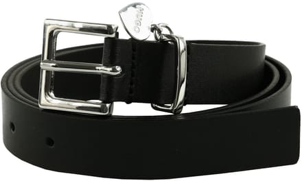 HUGO Leren Riem Tailleband Amelia H Leather Belt W85 Black Zwart