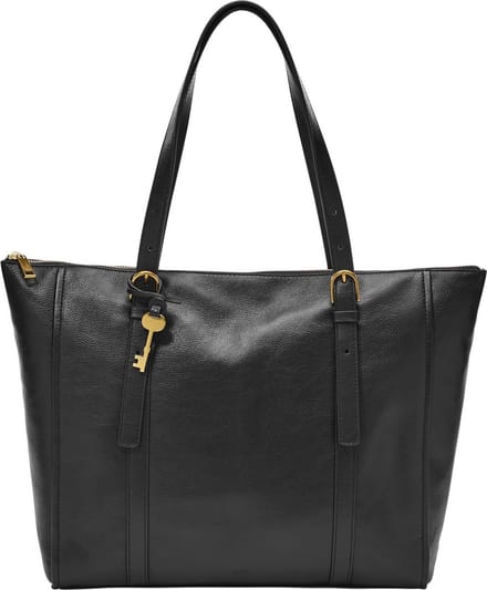 FOSSIL Shopper Schoudertas Carlie Tote Black Zwart