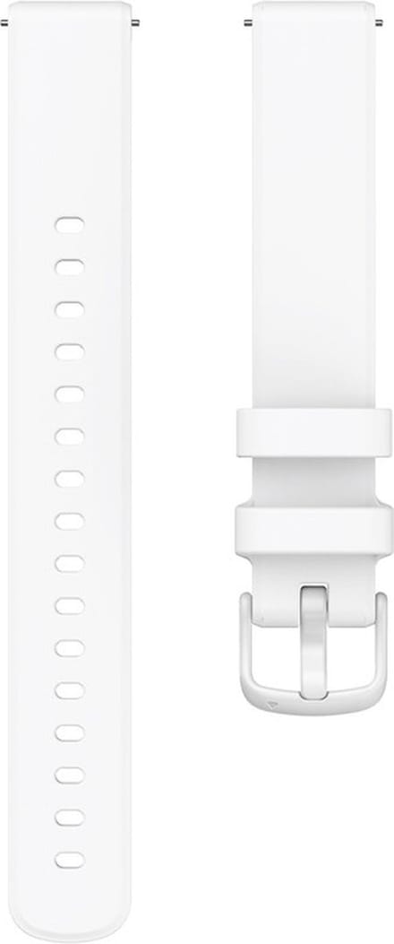 Siliconen bandje - geschikt voor Garmin Lily 2 / Lily 2 Active - wit