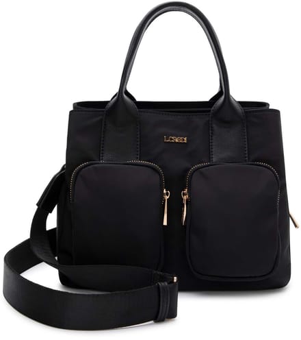 L.CREDI handtas schoudertas Penelope Hand Bag Black zwart