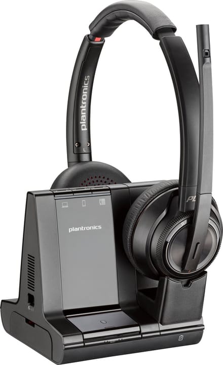 Poly – Savi 8220 UC – Headset – DECT + Bluetooth – Noise-canceling mic