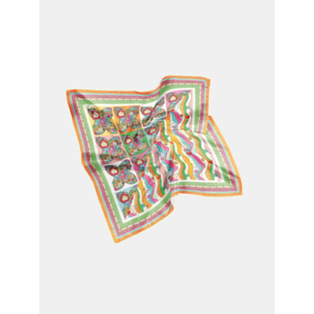 Mucho Gusto ® sjaal burano symmetrische golf print