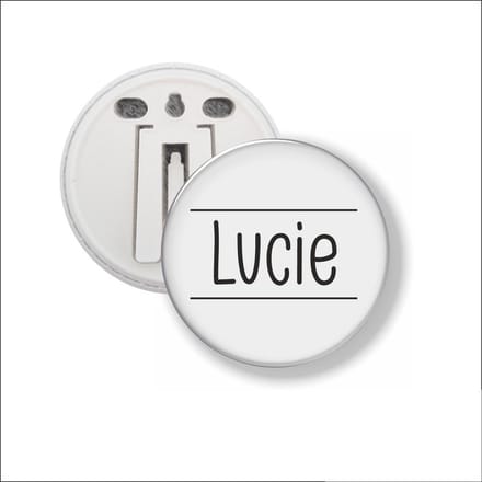 Button Met Clip 58 MM - Lucie