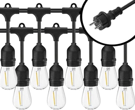 10m Arena Eco Duo Prikkabel – 2 lampen per meter