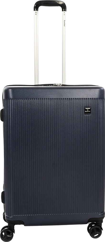 Saxoline Harde Koffer / Trolley / Reiskoffer - 66 cm (Medium) - Algarve Blauw - Marineblauw / Medium