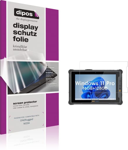 dipos – 2x Beschermfolie geschikt voor ONERugged M20A | Krasbestendige & heldere Screenprotector Ultra-Thin