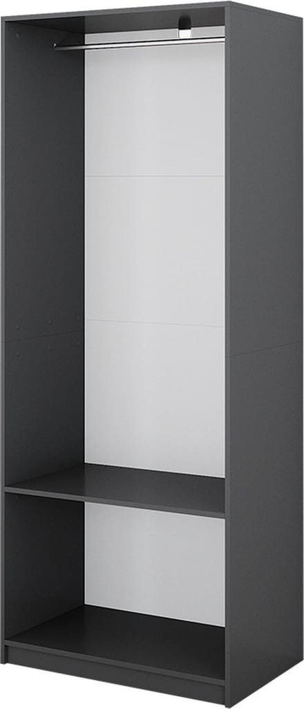Vicco Elmo Kledingkast – 80 x 200 cm Antraciet