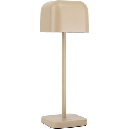 KS Verlichting Draadloze Tafellamp Oplaadbaar - Cabo - Beige - 20cm - Bureaulamp - LED - Touch - Dimbaar